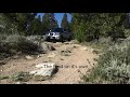 A Nissan Frontier PRO4X pulls a T@B up Copper Mountain