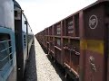 Crossing a freight rake somwhere between Wadi and Raichur.