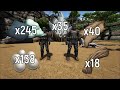 ALL ARMOR From Level 1-100 in Ark Survival Evolved