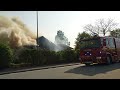 Voldsom bygningsbrand i Fjordparken, 8700 Horsens