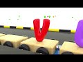 Learn Alphabet with Preschool Toy Train