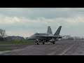 WOW !! F-18 Hornet Afterburner Takeoff & Landing (Finnish Air Force)