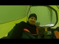 Snowy & Wet Solo Camp | Naturehike Cloud Up 2 | February 2024 [English]