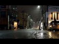 Rain Sounds on the Street Late at Night - White Noise Recommended for Relax, Sleep