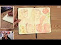 My first sketchbook as a freelance artist ✦ Sketchbook Tour