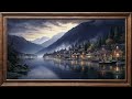 Relaxing Nature Scenery | 4K | TV Art with Music | Framed Painting | TV Wallpaper