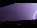 Extreme slow-motion lightening over Copenhagen