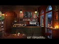 Smooth Jazz Music & Rain Sounds at Cozy Coffee Shop Ambience - Jazz Music to Relax, Study, Work
