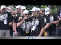 Brad Marchand and Patrice Bergeron Rap at 2011 Bruins Stanley Cup Celebration