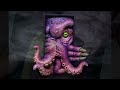 Big Illithid Paint Project - Painting with Layering Washes
