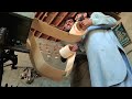 How we skilled worker making ice cream stick full process HUG FACTORY wood turning