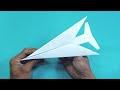 Easy And Simple - How to Make a Paper Airplane that Flies Far Over 200 Feet