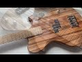 I turned this old desk into a bass guitar! (Full BASS guitar build).