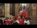 2024 Holy Mass of the finding of the True Cross (Inventio Crucis) at the Holy Sepulchre, Jerusalem.