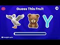 Can You Guess the Fruit with Emojis? 🍓🍇| Emoji Challenge🍊