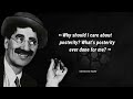 Laugh Lines & Wisdom from Groucho's Golden Years | Groucho Marx Quotes About Age | Fabulous Quotes