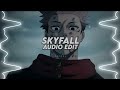 skyfall - adele (slowed)「 edit audio 」