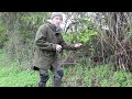 Air rifle survival, Bushcraft, UK catch and cook. Rabbit curry