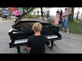 Another Love - Tom Odell - Street Piano Performance by David Leon