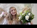 How To Make A Wedding Bouquet 💐 Neutral Theme Bridal Bouquet Tutorial