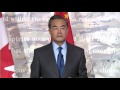 China's Foreign Minister criticizes Canadian reporter for her question