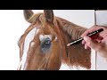 Drawing a Horse in Colored Pencil | Realistic Horse Drawing | Realistic Watercolor Pencil Drawing