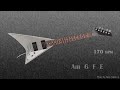Hard Rock Metal Fast Guitar Backing Track A Minor
