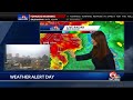 WDSU chief meteorologist Margarett Orr gets emotional seeing tornado near Arabi