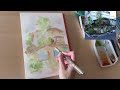 Loose Ink and Watercolor Sketching Basics | Real time sketching tutorial
