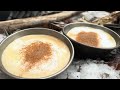 Winter Campuccino on Firebox Ti & Trying out Dune Knife by BeaverCraft