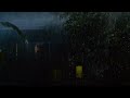 Eliminate Insomnia to Fall Asleep Fast with Heavy Rain Sounds on Tin Roof at Night | Rain Sounds