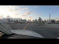 Toronto Billy Bishop CYTZ Sunset Landing