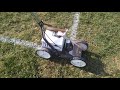How to Use a Stripe Marking Machine | Spray Paint Lines on your Playing Field  | Soccer Football
