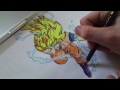 SSJ3 Goku Speed Drawing