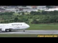 Ed Force One - Avião Iron Maiden- Boeing 747-428- Pouso e Decolagem em São Paulo