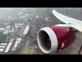 Virgin Atlantic 787-9 takeoff, LHR