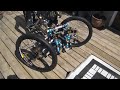 electric trike semi leaning full suspension  front end conversion a diy