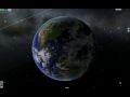 Kerbal Space Program, Real Solar System, Earth with Lights & Clouds