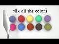 Satisfying Video ASMR Mixing Colors