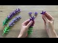 Easy Origami Flower Lavender / Paper Lavender Flower 😍