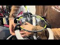 How to re-string a Yonex Arcsaber 7 tour badminton racquet
