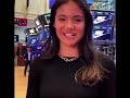 Emma Raducanu visits New York Stock Exchange