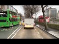 Dublin 4K - Driving Downtown - Misty Morning