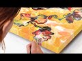 Bright YELLOW Base - YAY or NAY??😎Super CONTRASTING Acrylic Pouring - Abstract Painting Art Tutorial