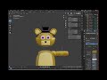 Random Fredbear(Speedmodelling) #paxdacat #blender