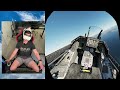 Thunderbird F-16 Fighter Pilot SHOCKED by First Virtual Reality Dogfight