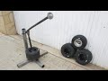 Building A Go Kart Tyre Debeading Machine From SCRAP (no music) RAW Video Edit - DIY Go Kart Tools