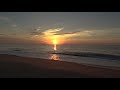 Sunrise at the Beach - Ocean City Maryland - 4K UHD - Ocean Sounds for Relaxation