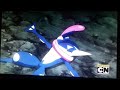 Greninja turns into ash's Greninja in pokemon (season 19 episode 7)