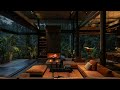 Rainy Escape | Relaxing Modern Forest House Sounds | Zen Rainfall | Ethereal Rain | White Noise ASMR